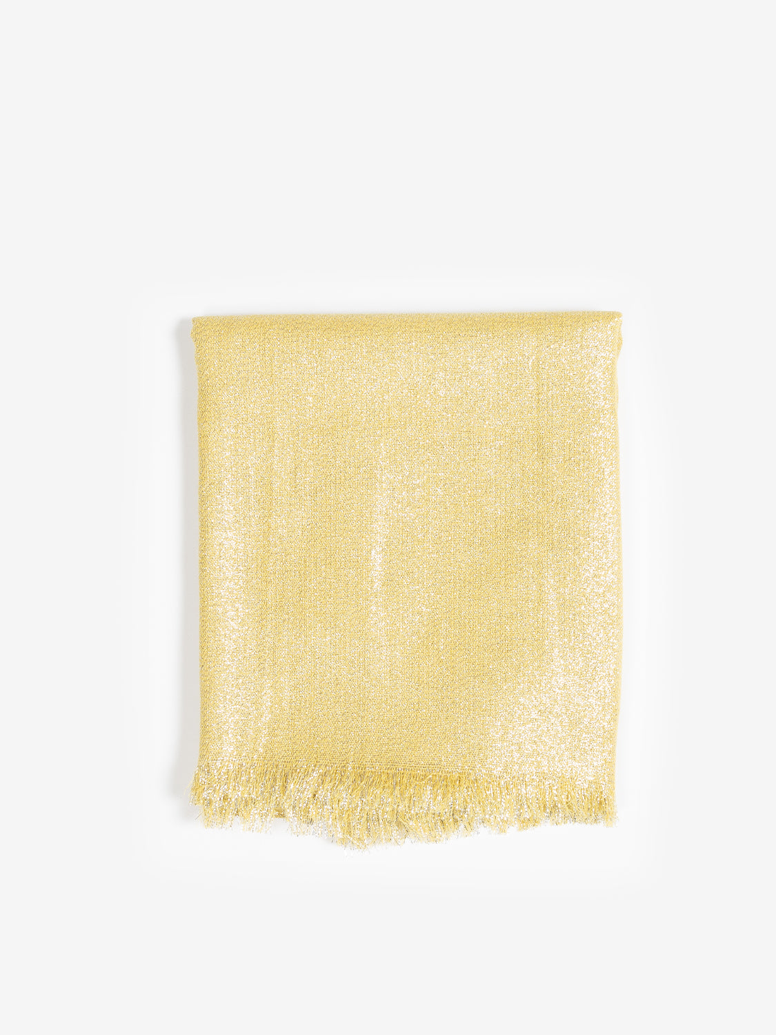Pashmina glitterata giallo