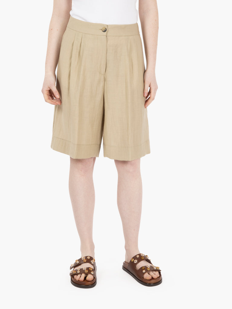 KAOS - Shorts in misto lino corda