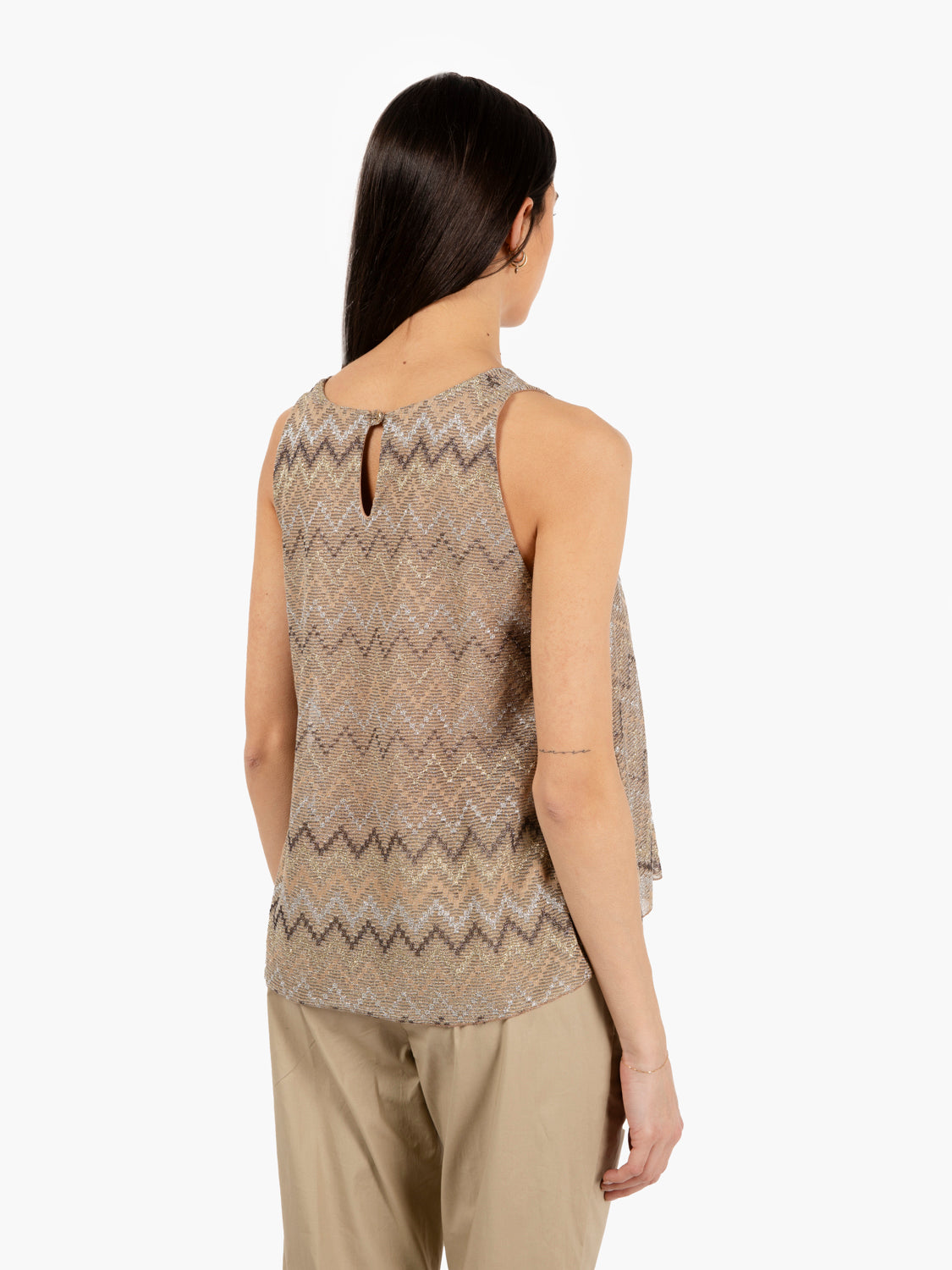 Gold laminated top