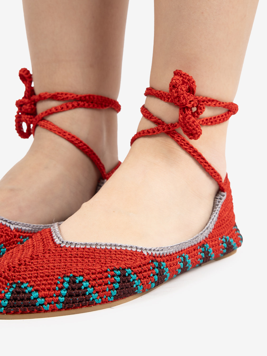 Ballerina High pomogranate red