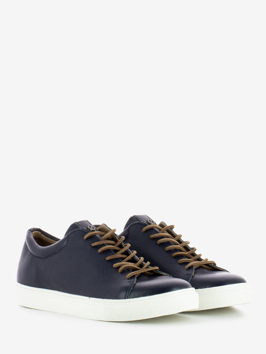 Sneakers in pelle blu