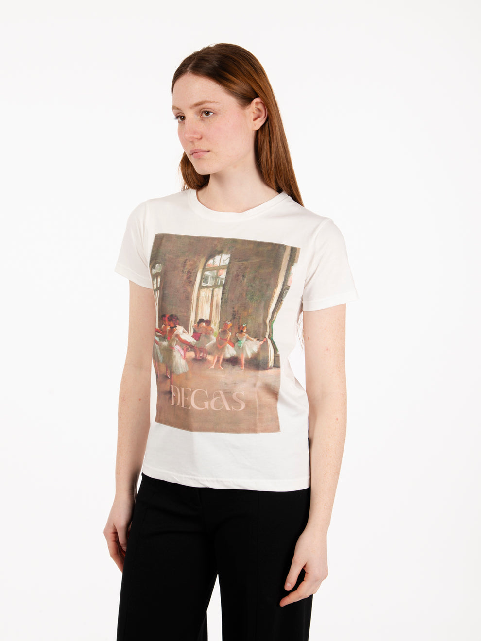 Monart slim fit cream / multicolor t-shirt