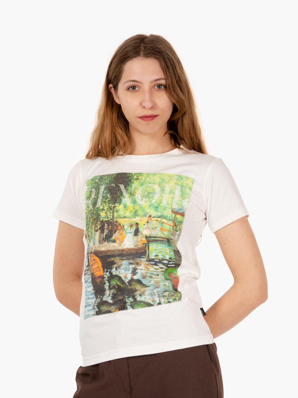 White / multicolor slim fit Renart t-shirt