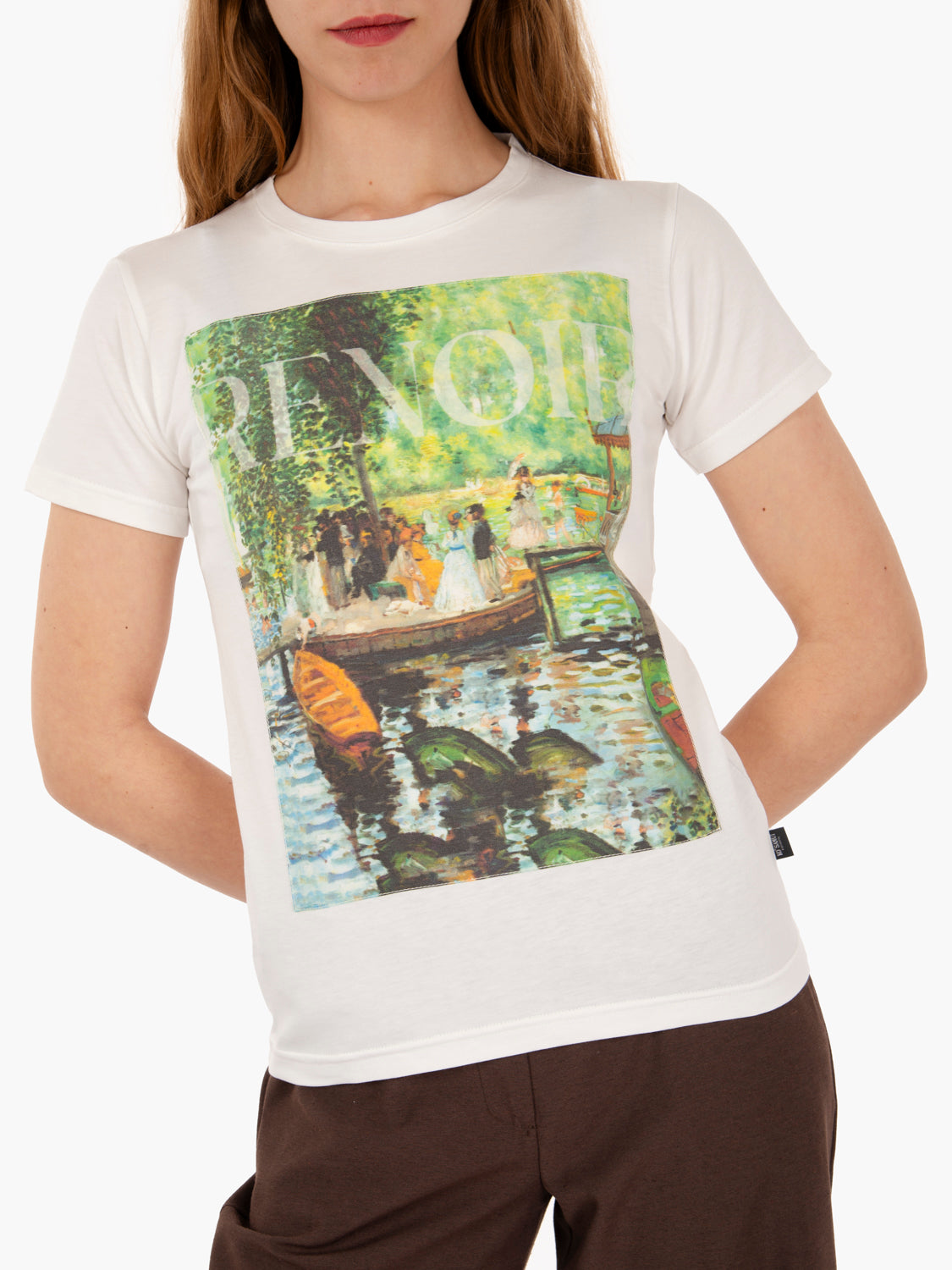 White / multicolor slim fit Renart t-shirt