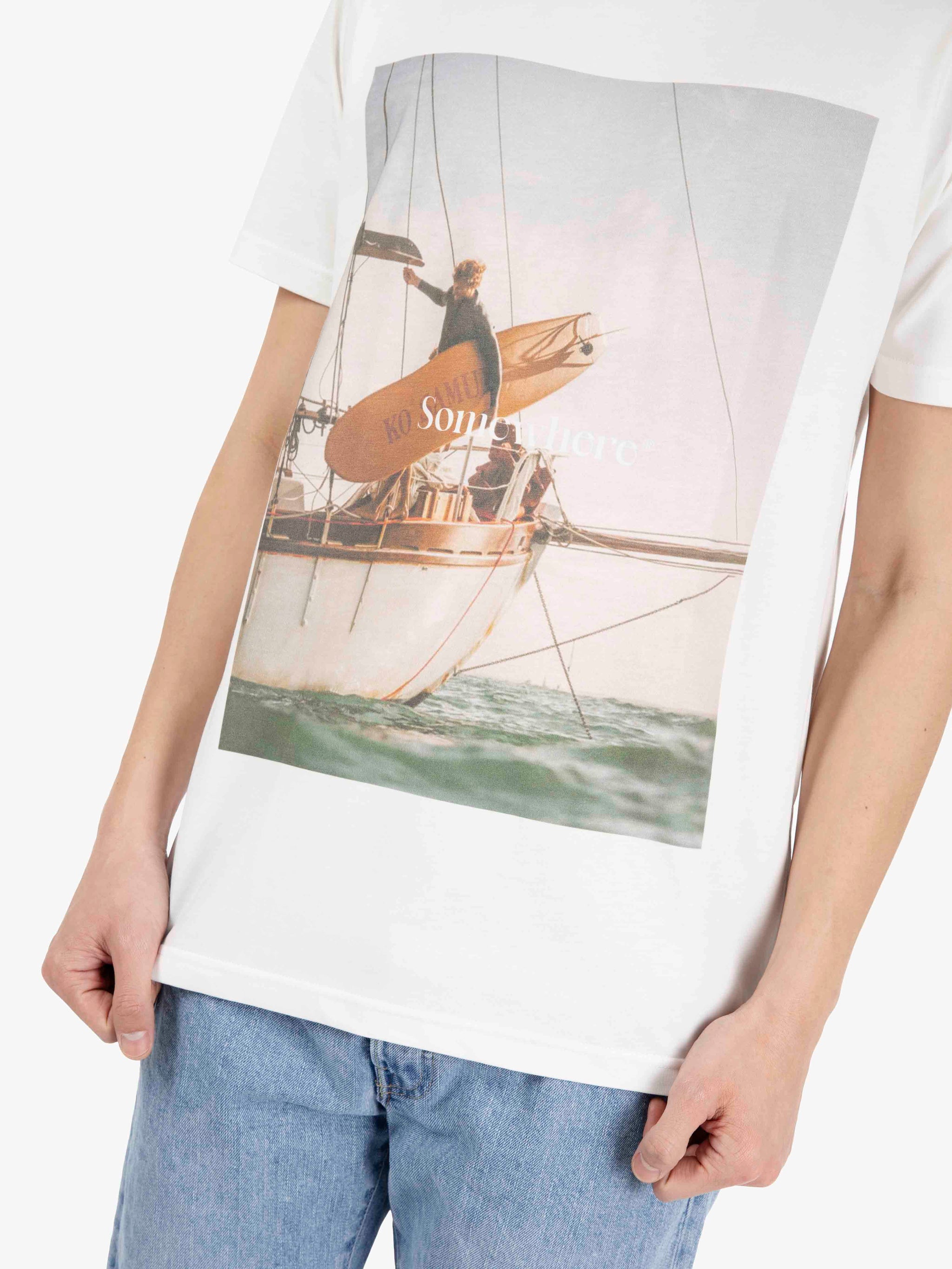 T-shirt S576 Seafarer bianco