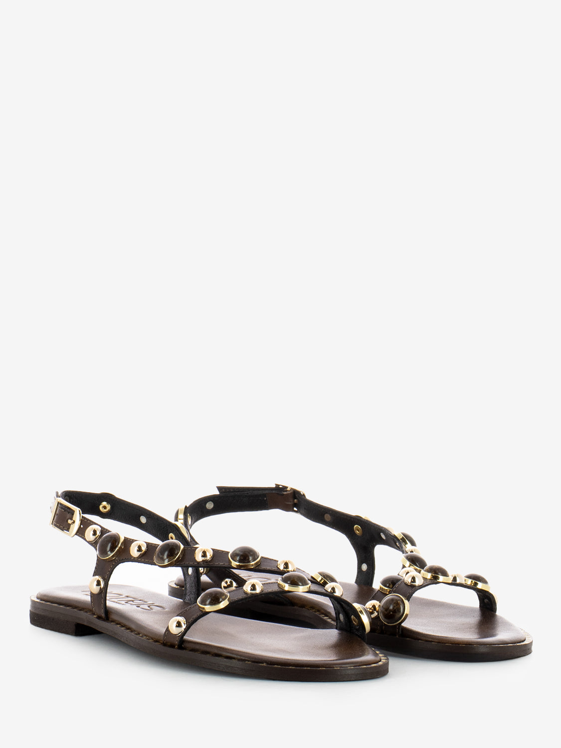 Sandali con pietre choco