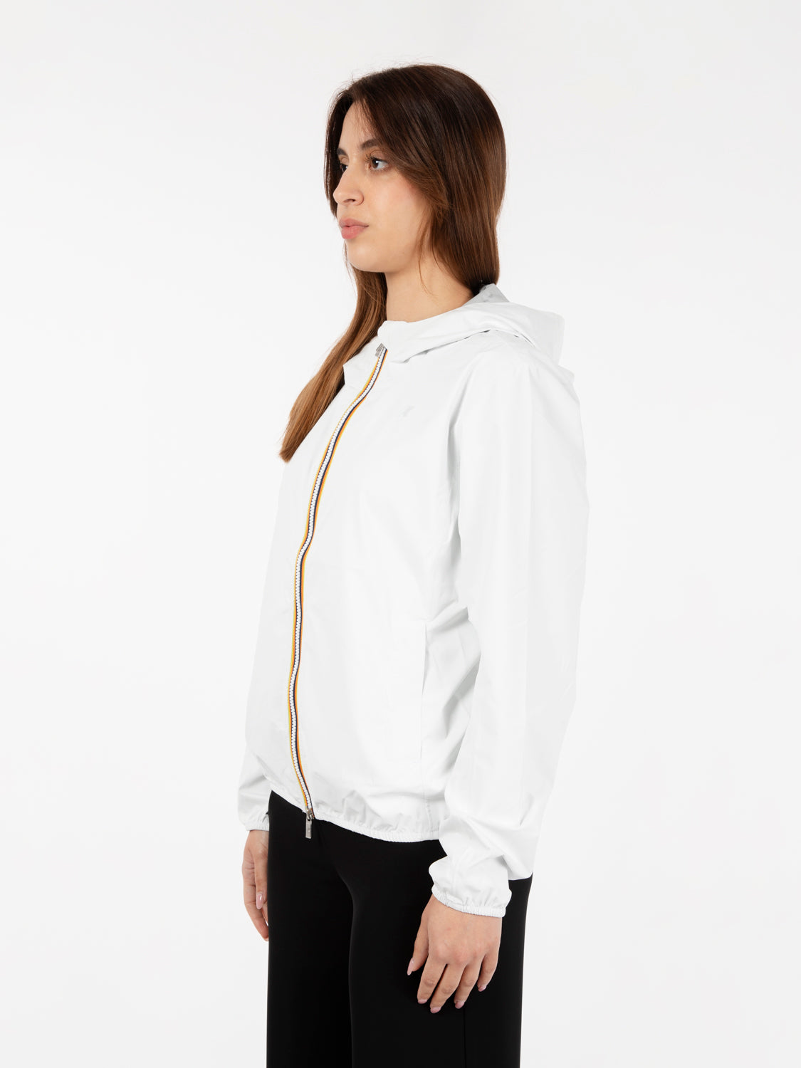 Giacca Lily Eco stretch dot white