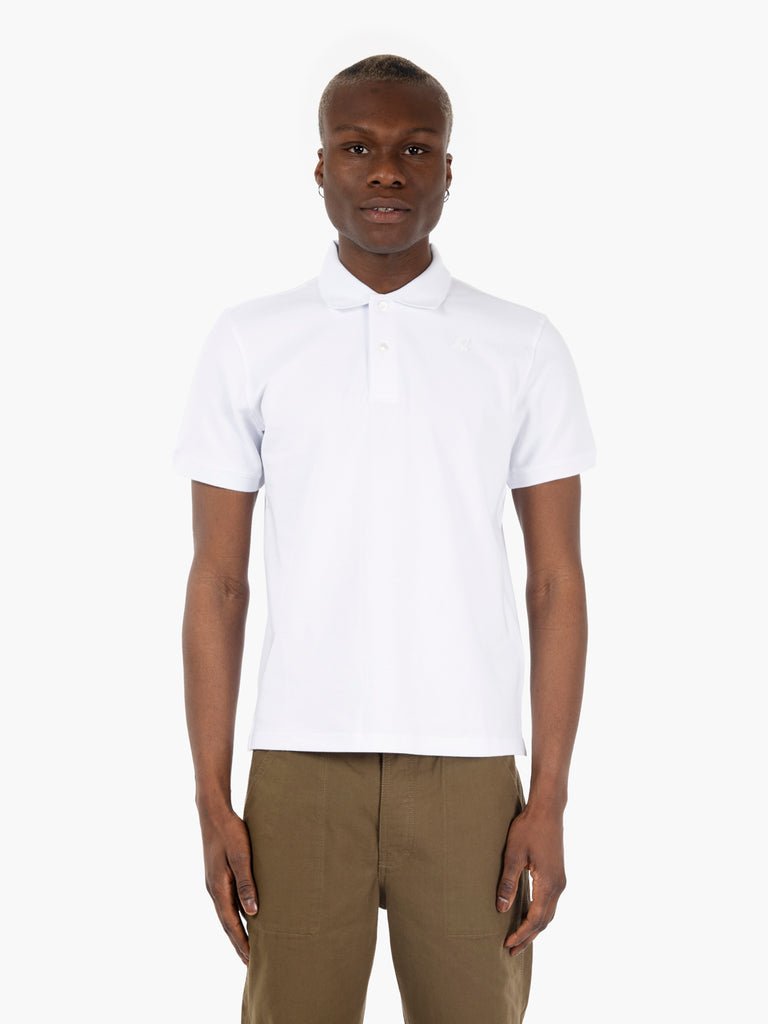K-WAY - Polo maniche corte Amedee white
