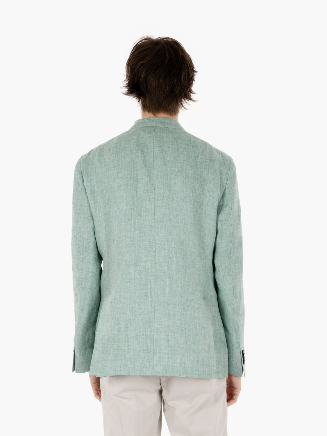 Blazer doppiopetto verde acqua