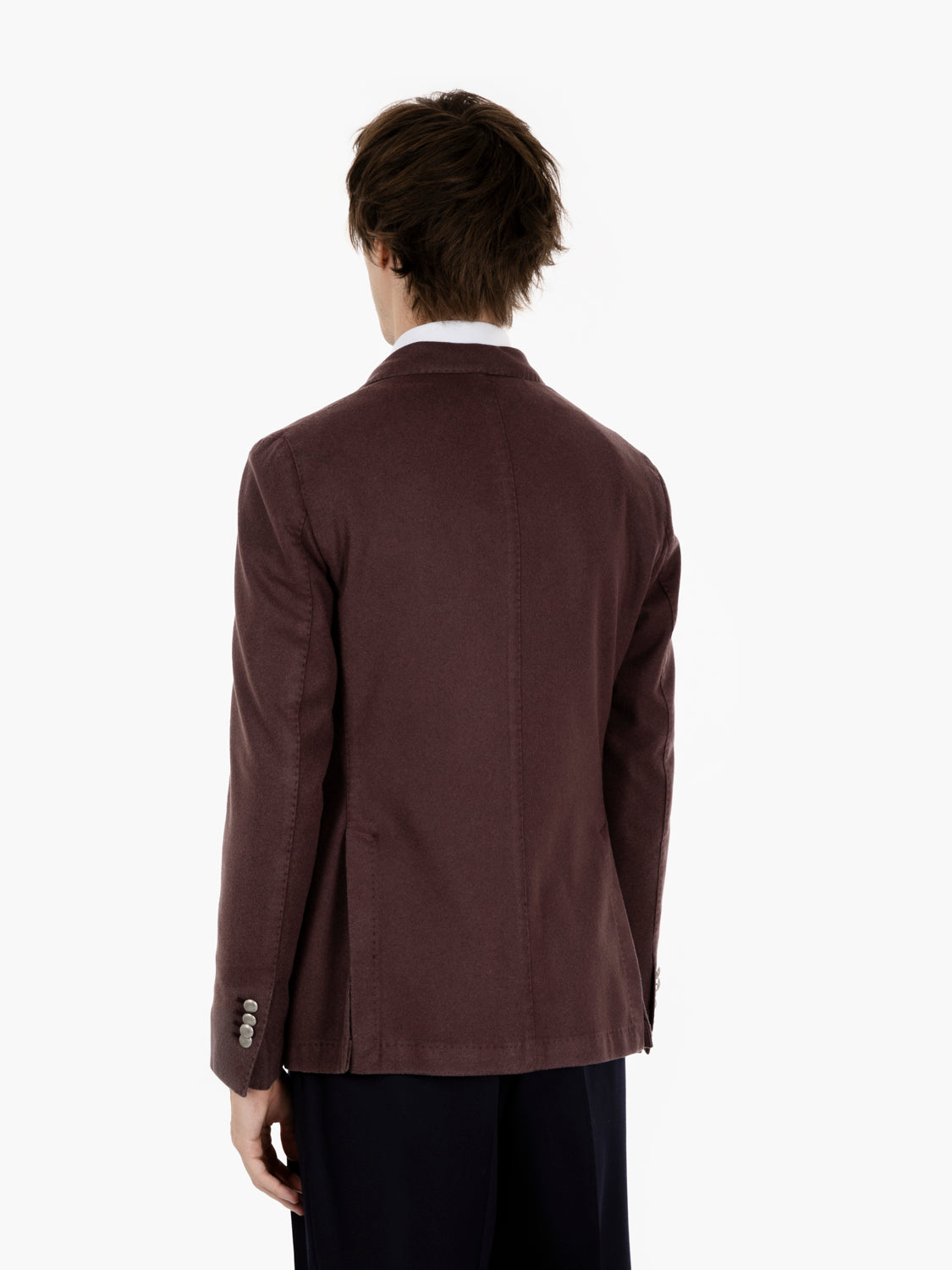 Blazer doppiopetto vinaccia