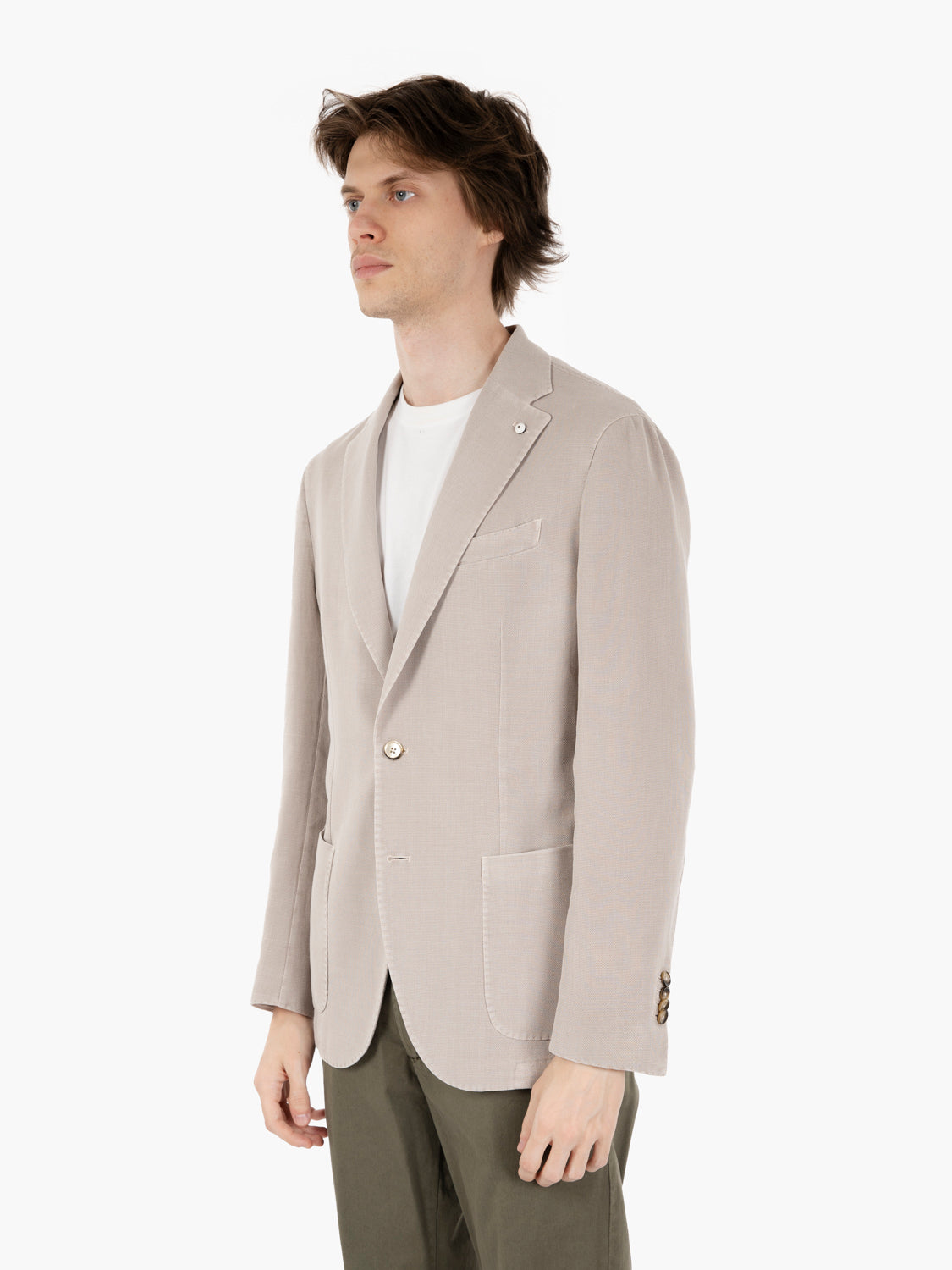 Blazer monopetto grigio tortora