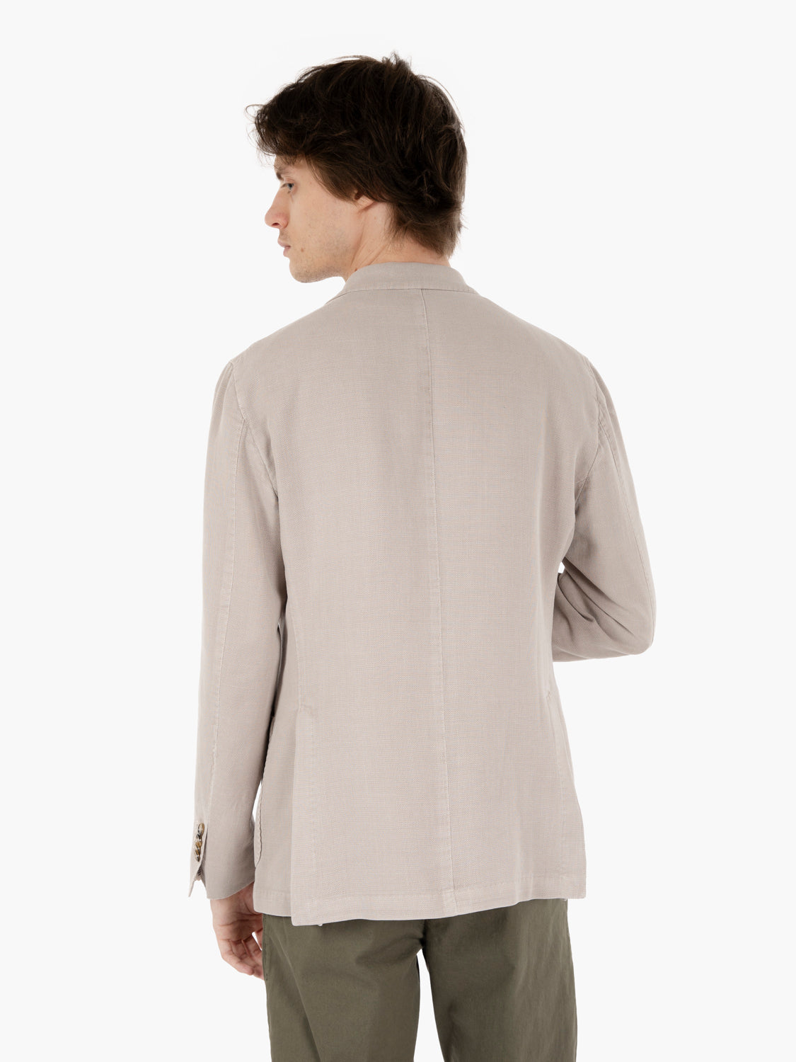 Blazer monopetto grigio tortora