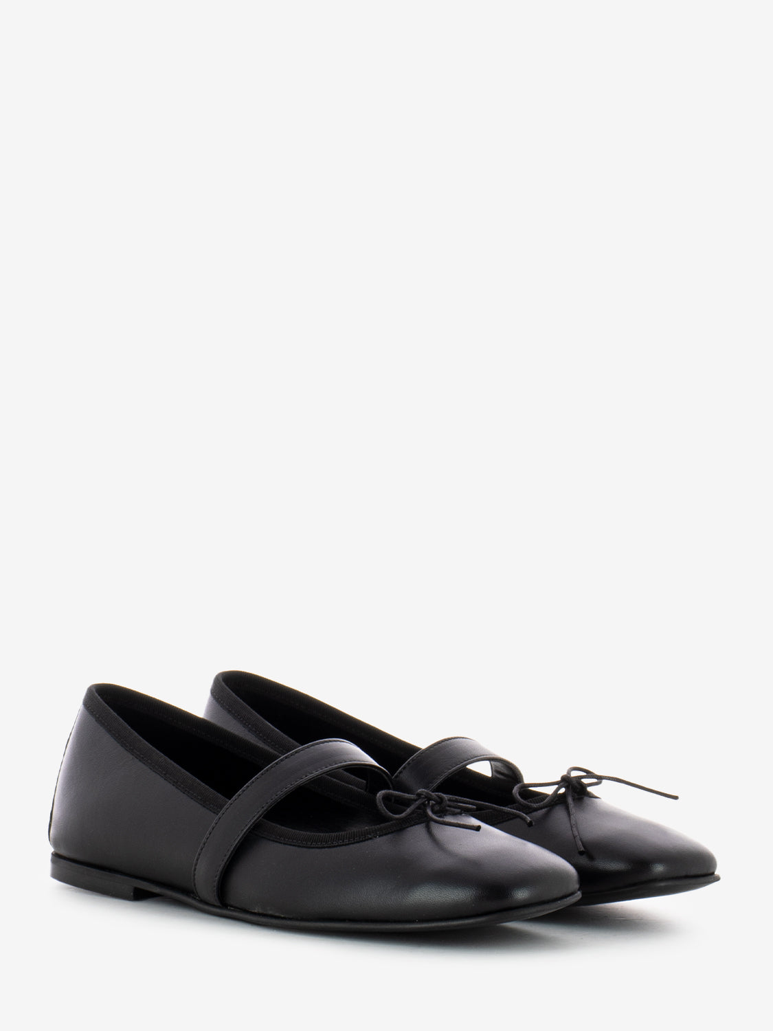 Ballerine in nappa nera