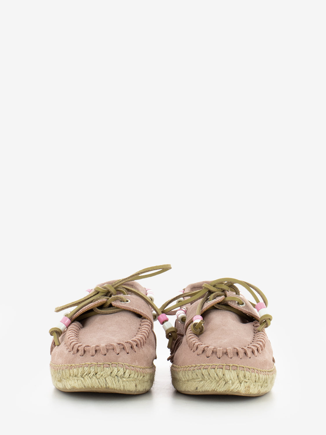 Powder Suede Boat Shoe