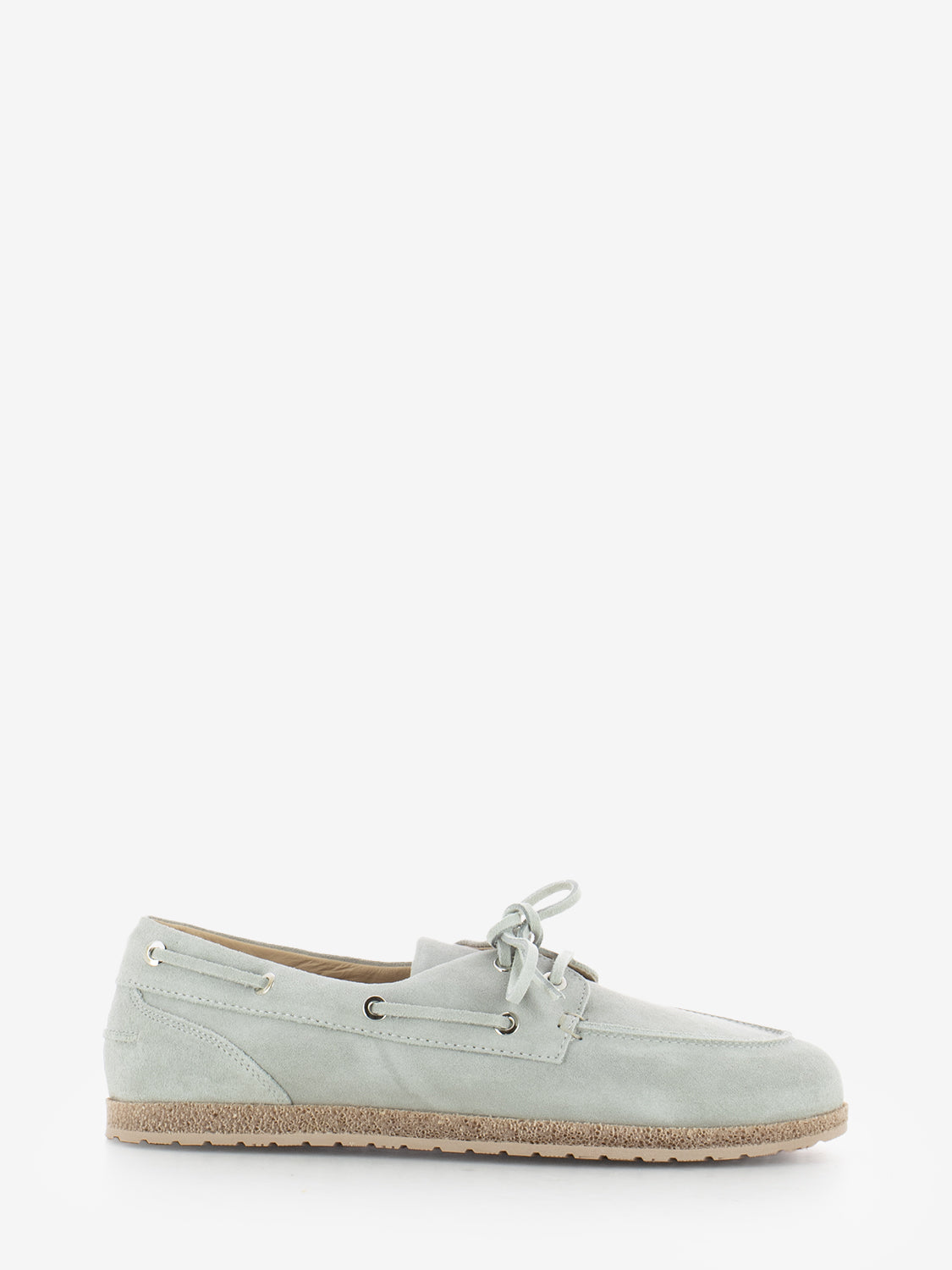 Mocassini in suede grigio