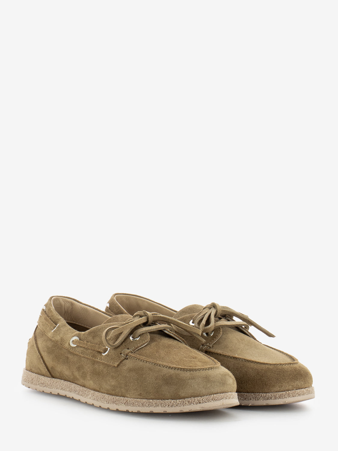 Mocassini in suede legno