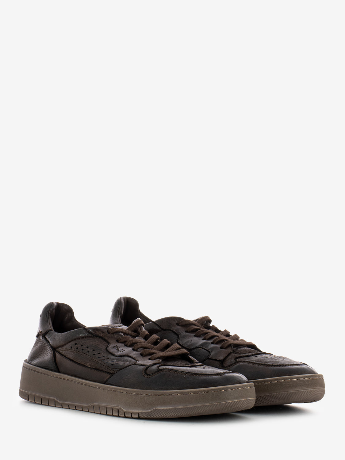Deer Sneakers in Ebony Leather