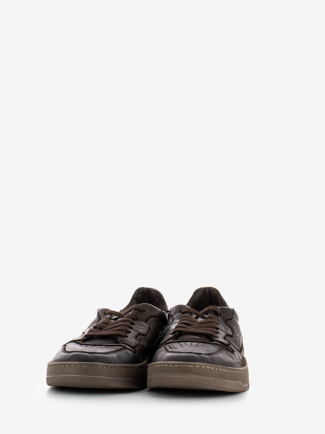 Deer Sneakers in Ebony Leather