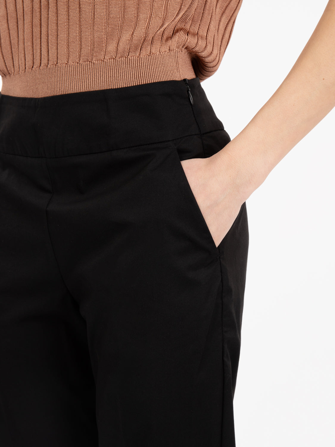 Pantalone Anna nero diamante