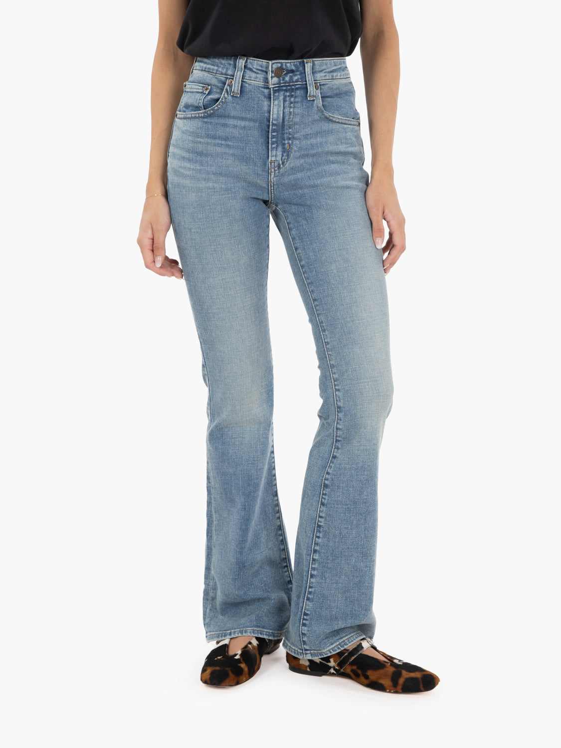 726 Denim Hr flare