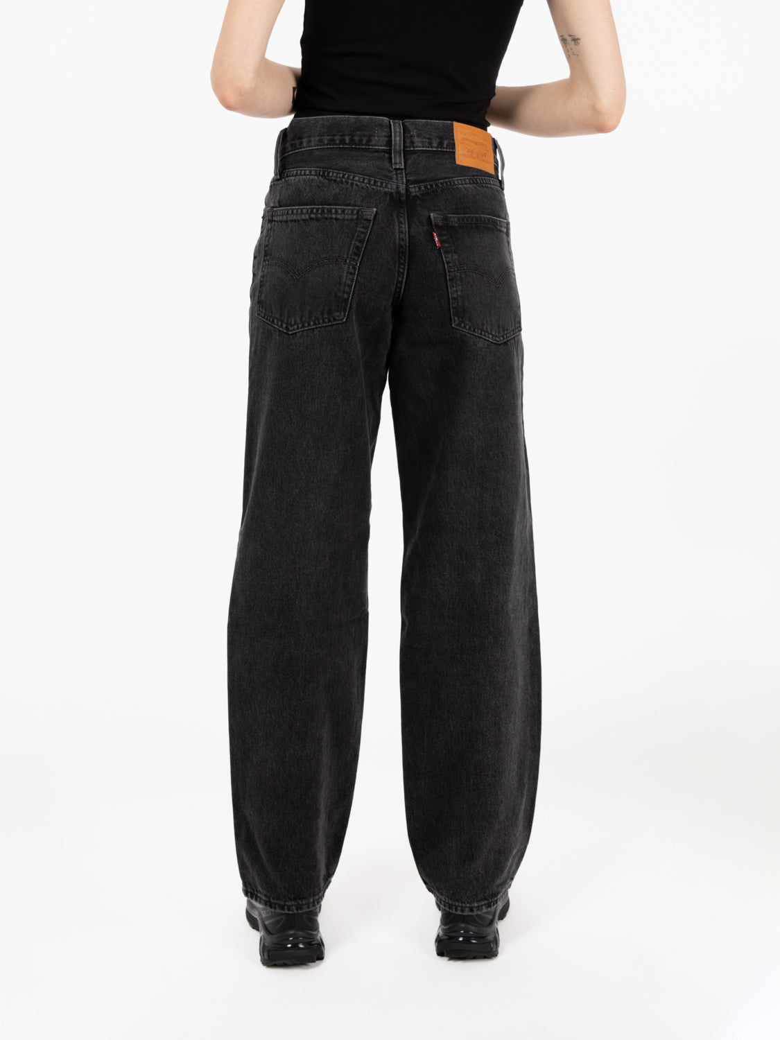 Baggy Dad Black Stonewash