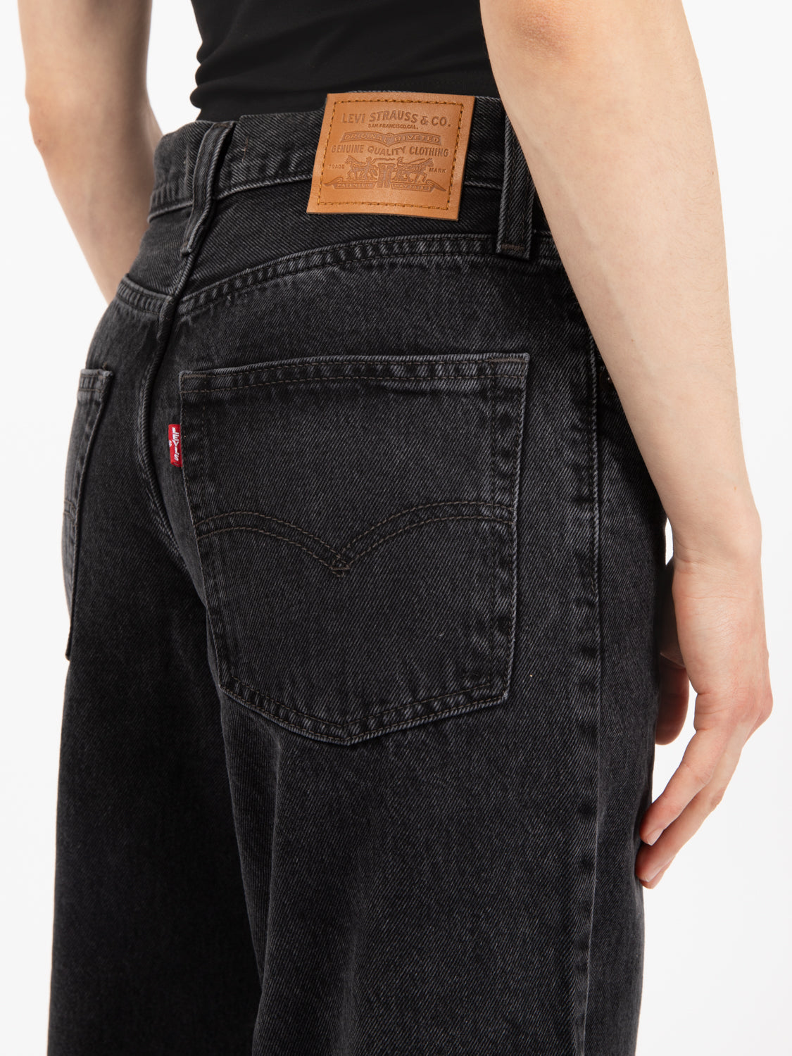 Baggy Dad Black Stonewash