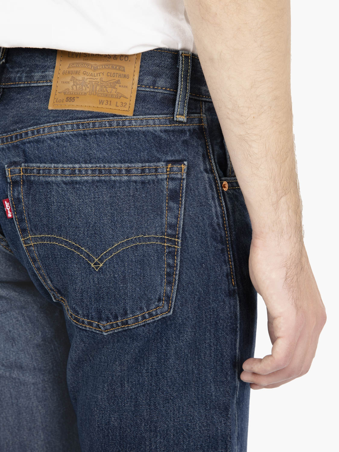 Jeans 555™ relaxed straight denim medio