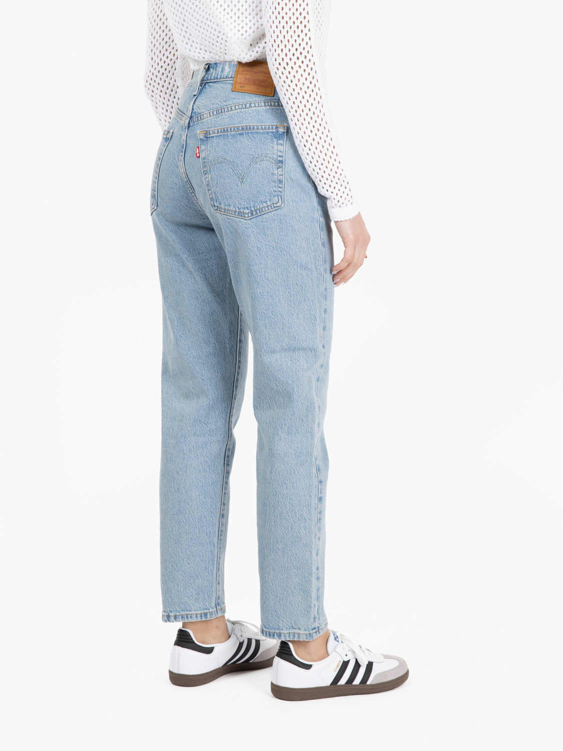 501 Crop No Rush azzurro