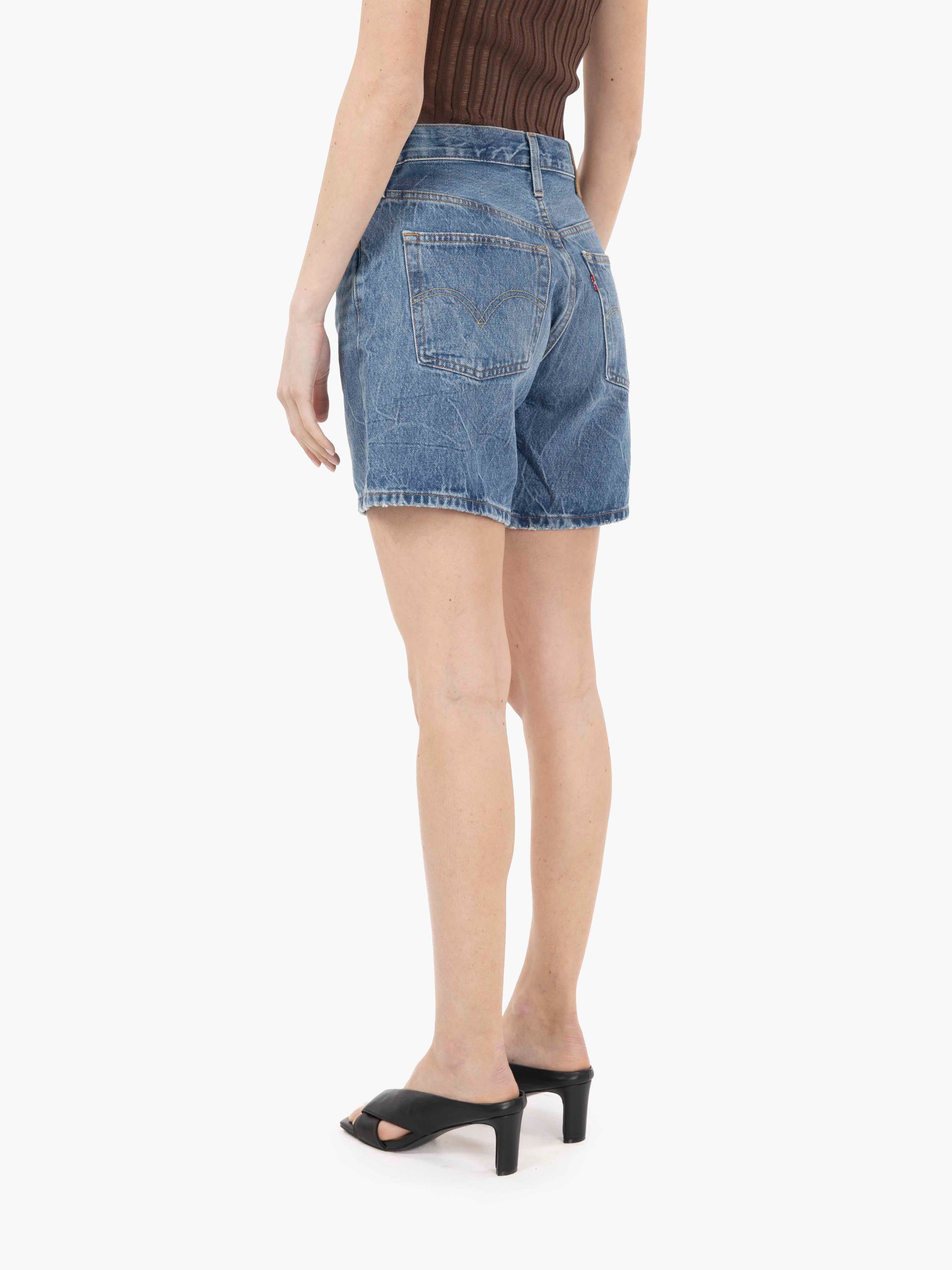 501® Mid Thigh Short Blue Beauty blu