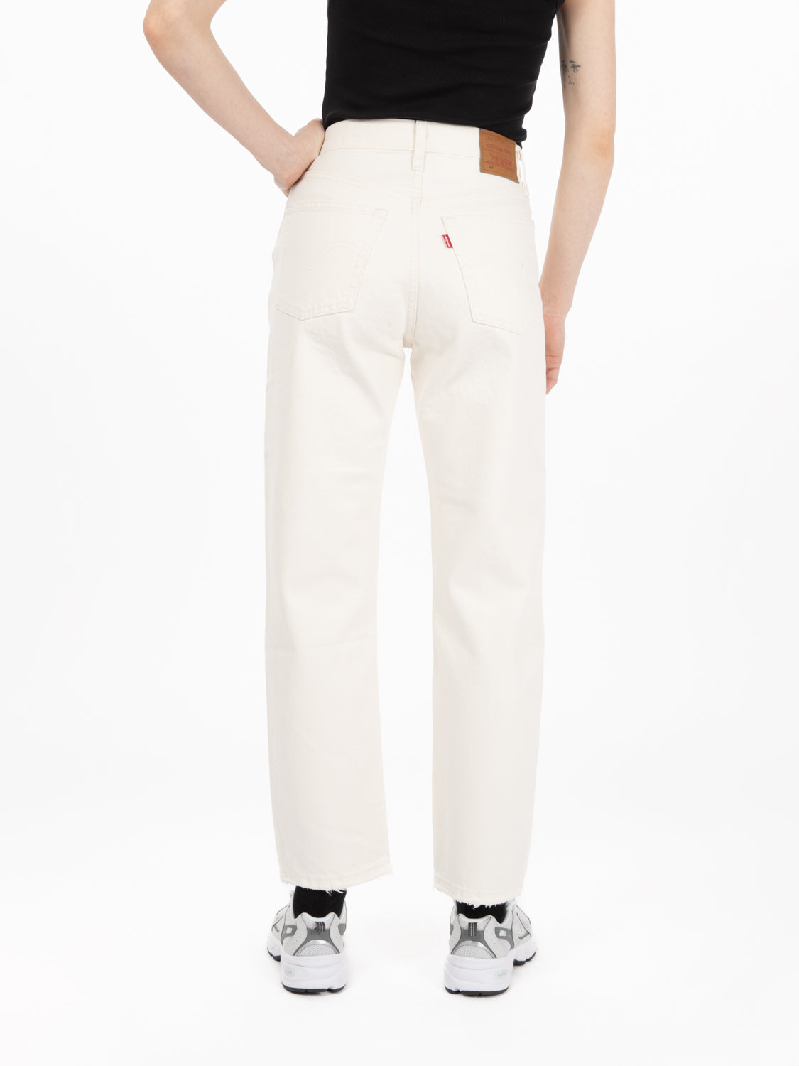 501® Original cropped ecru Booper No Damage