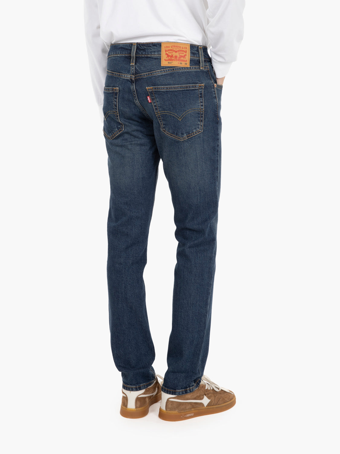 511 slim figure denim scuro