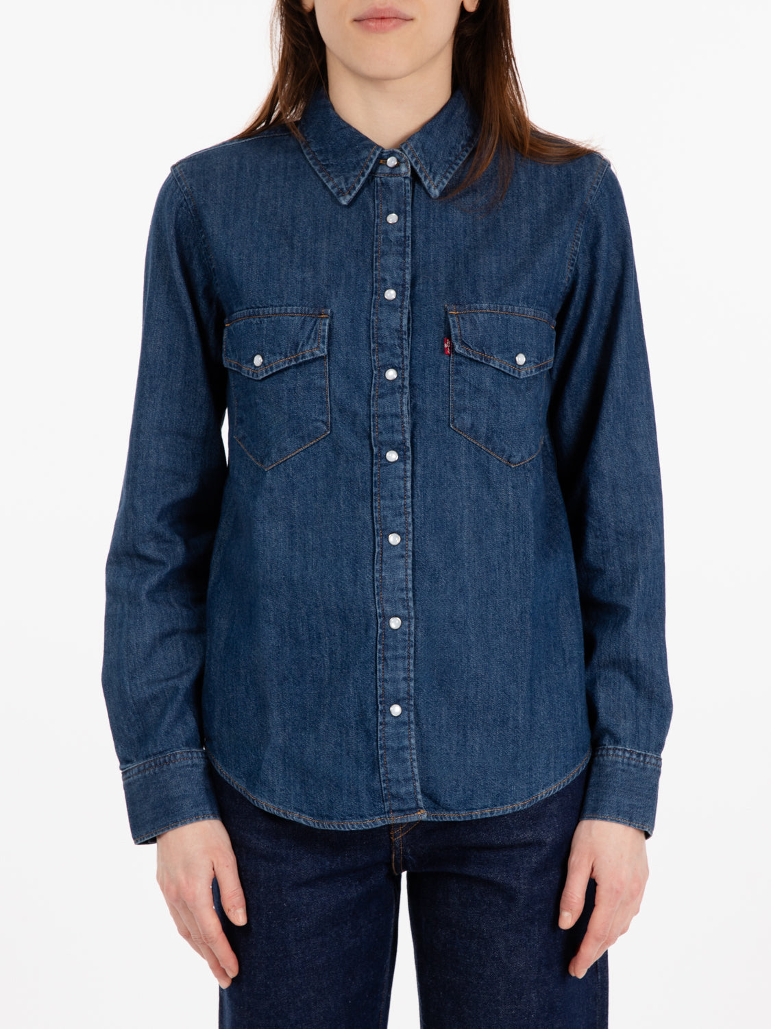 Iconic Western Air Space 3 Dark Denim Shirt