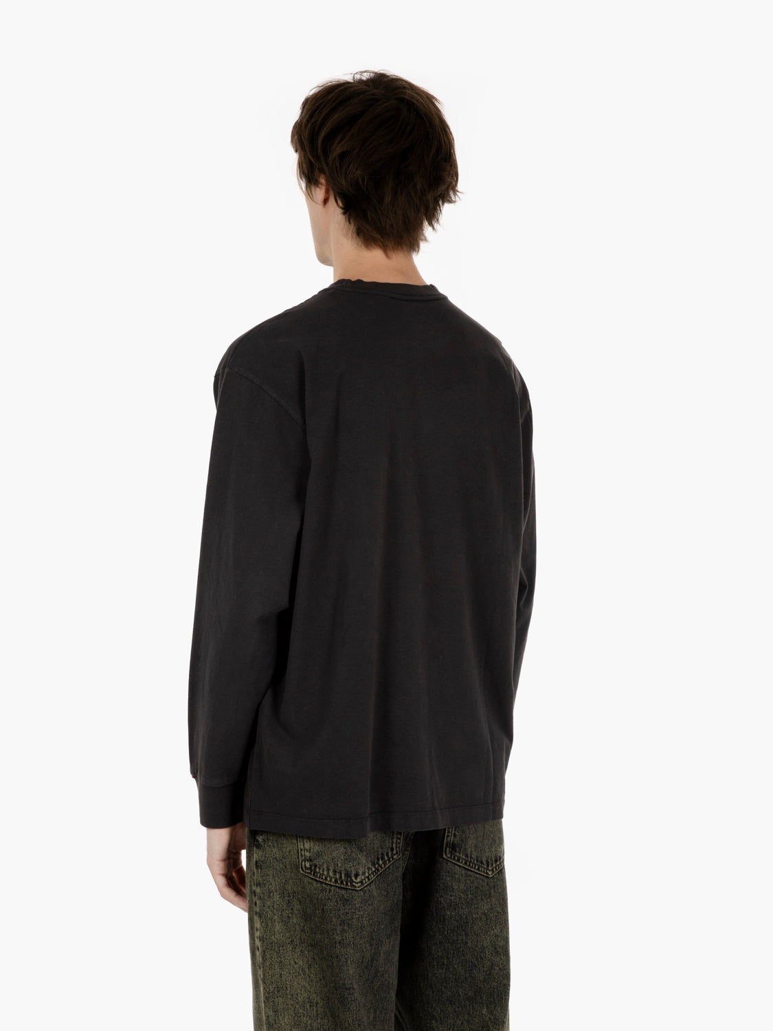 Long sleeve Authentic tee mineral black