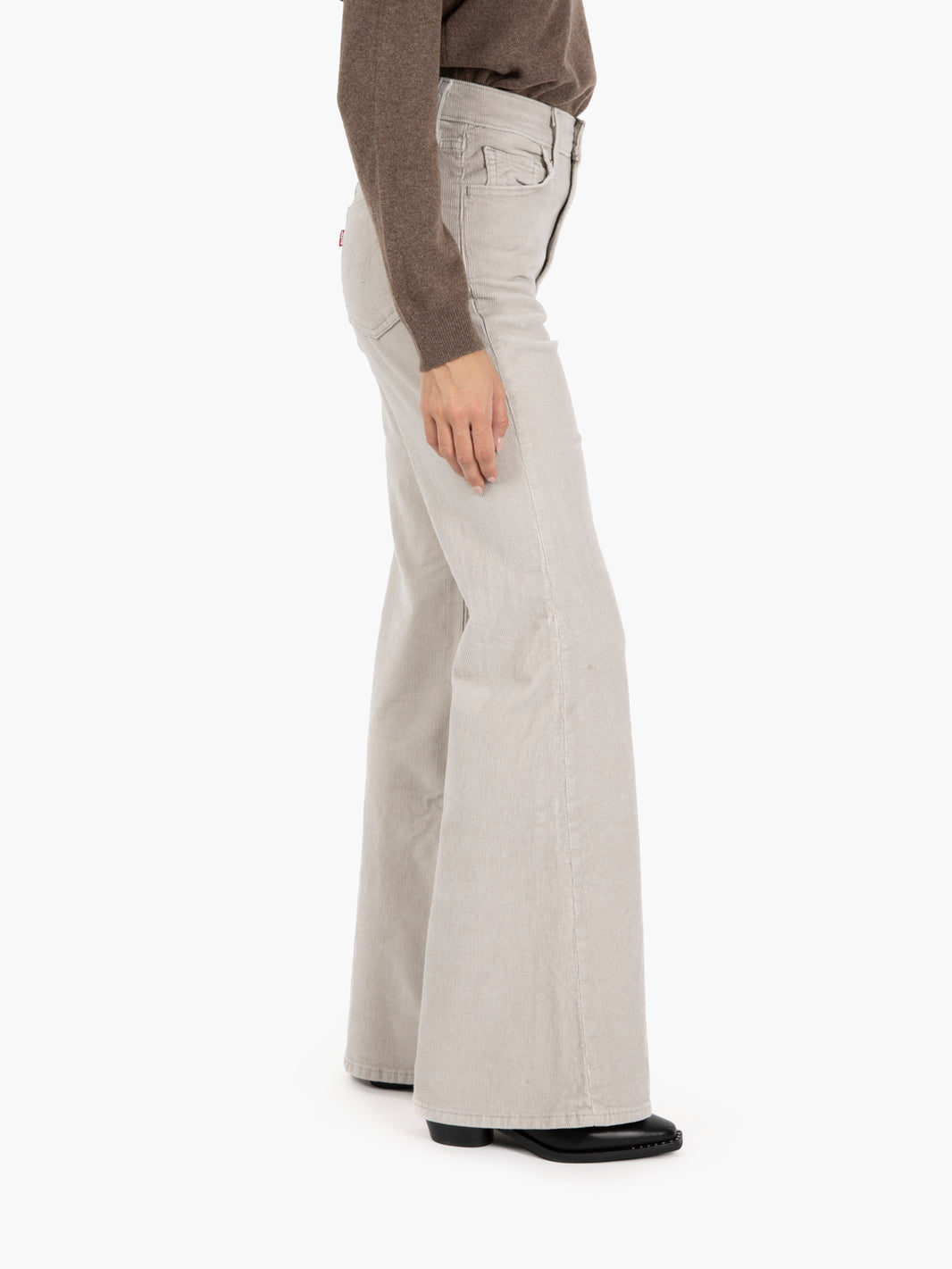 Ribcage bells grey velvet