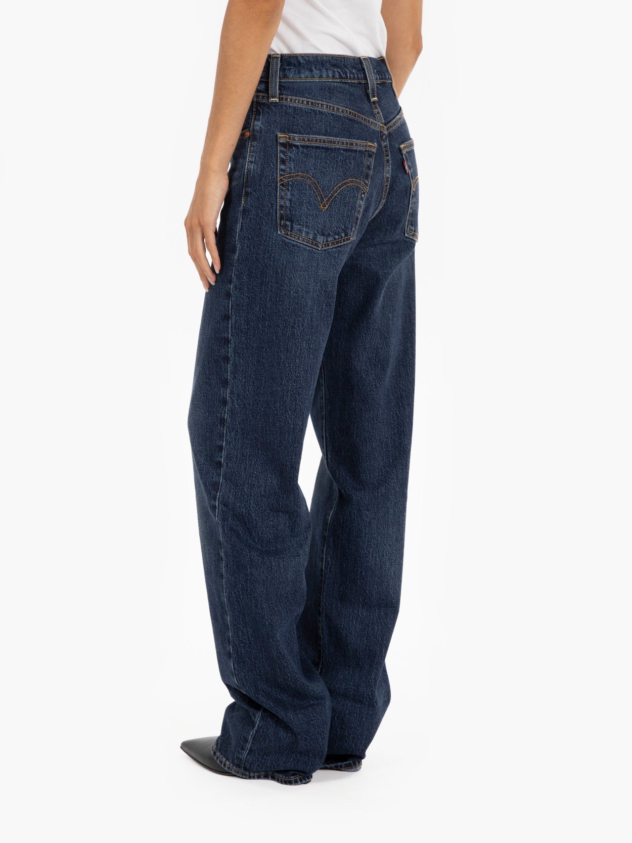 Dark denim ribcage