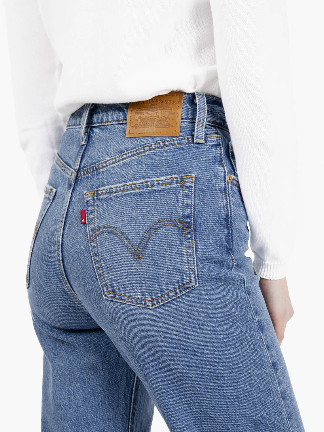 Ribcage straight ankle Dance Around blu