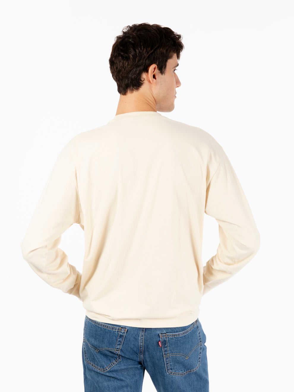 Skate graphic box tee prism cream / grey
