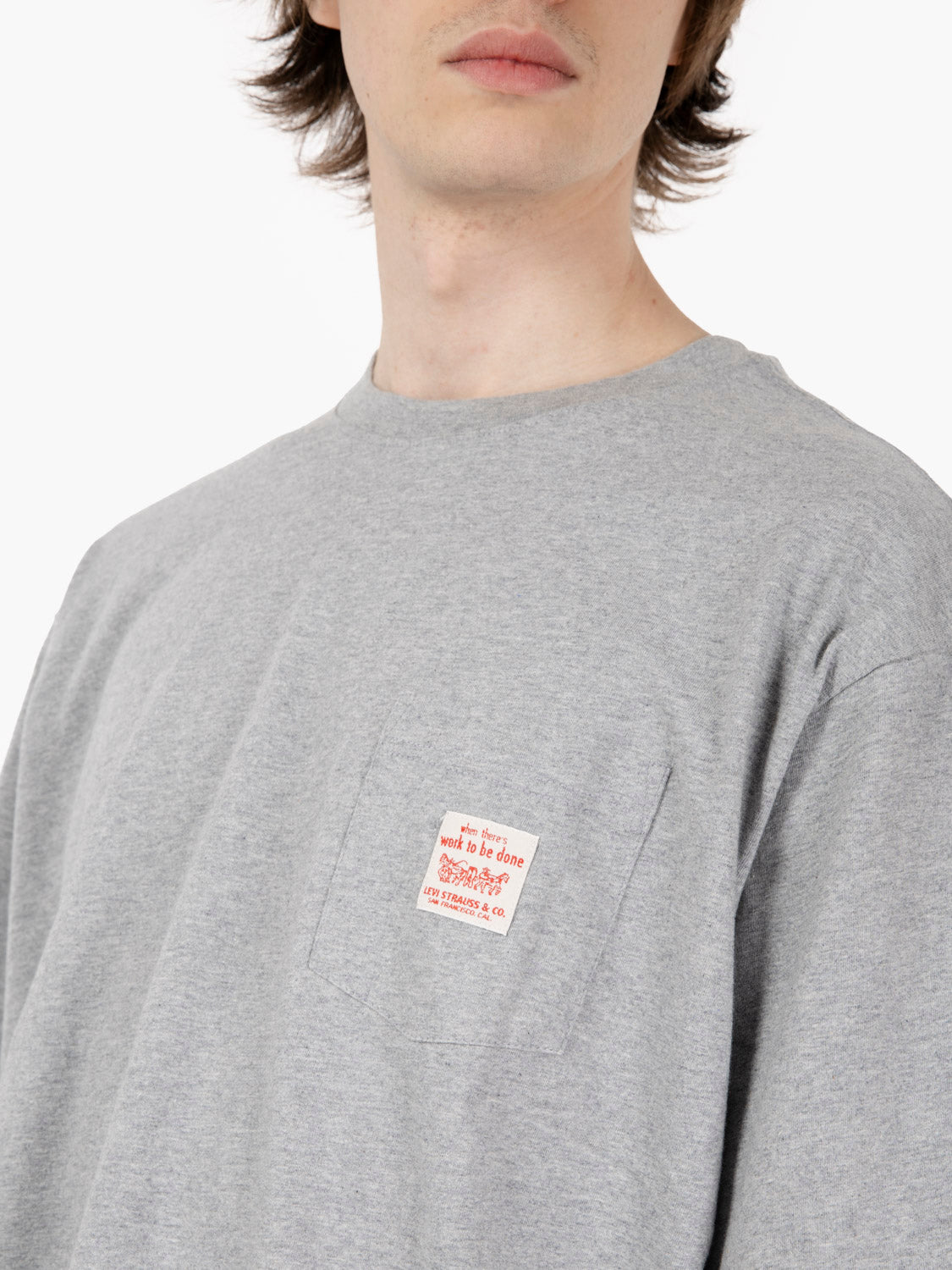 Ss Workwear Tee tone grey
