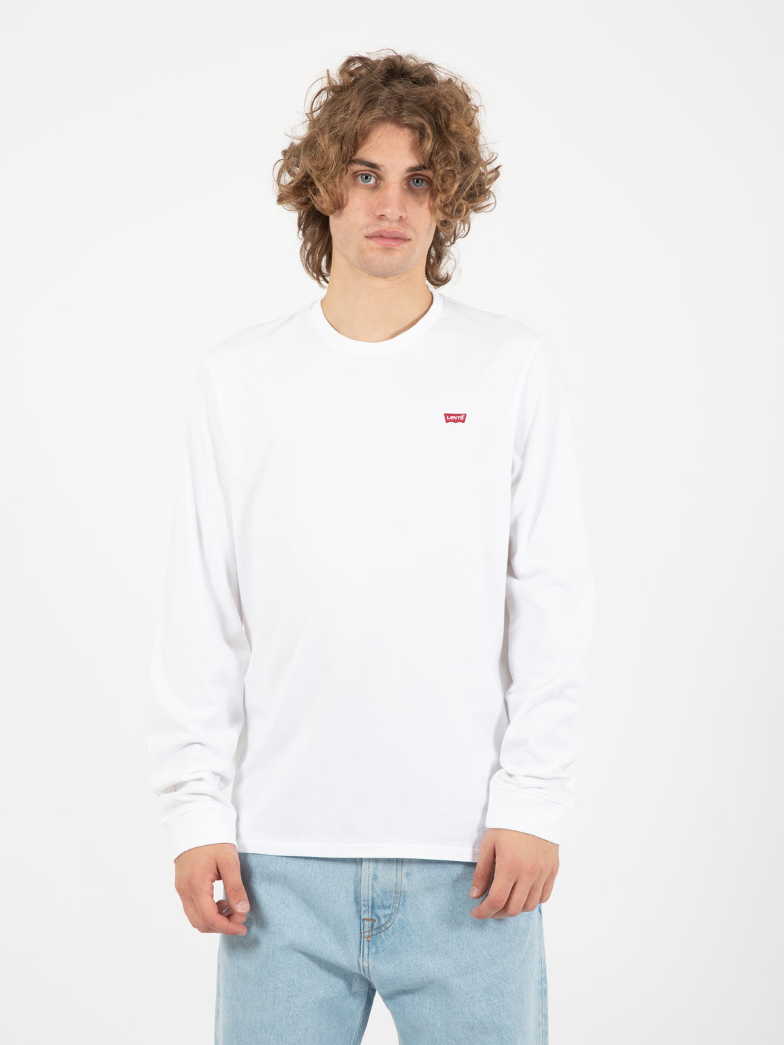 T-shirt original cotton patch white