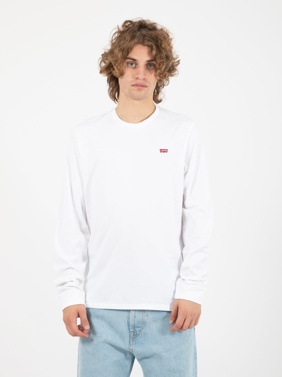 T-shirt original cotton patch white