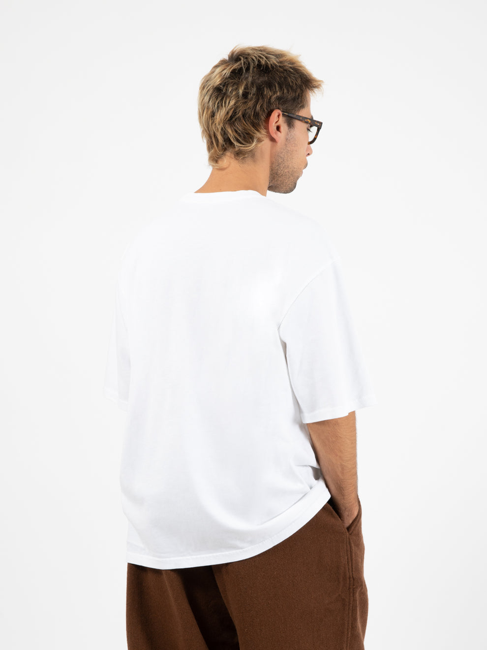 The Half Sleeve Tee Bright white