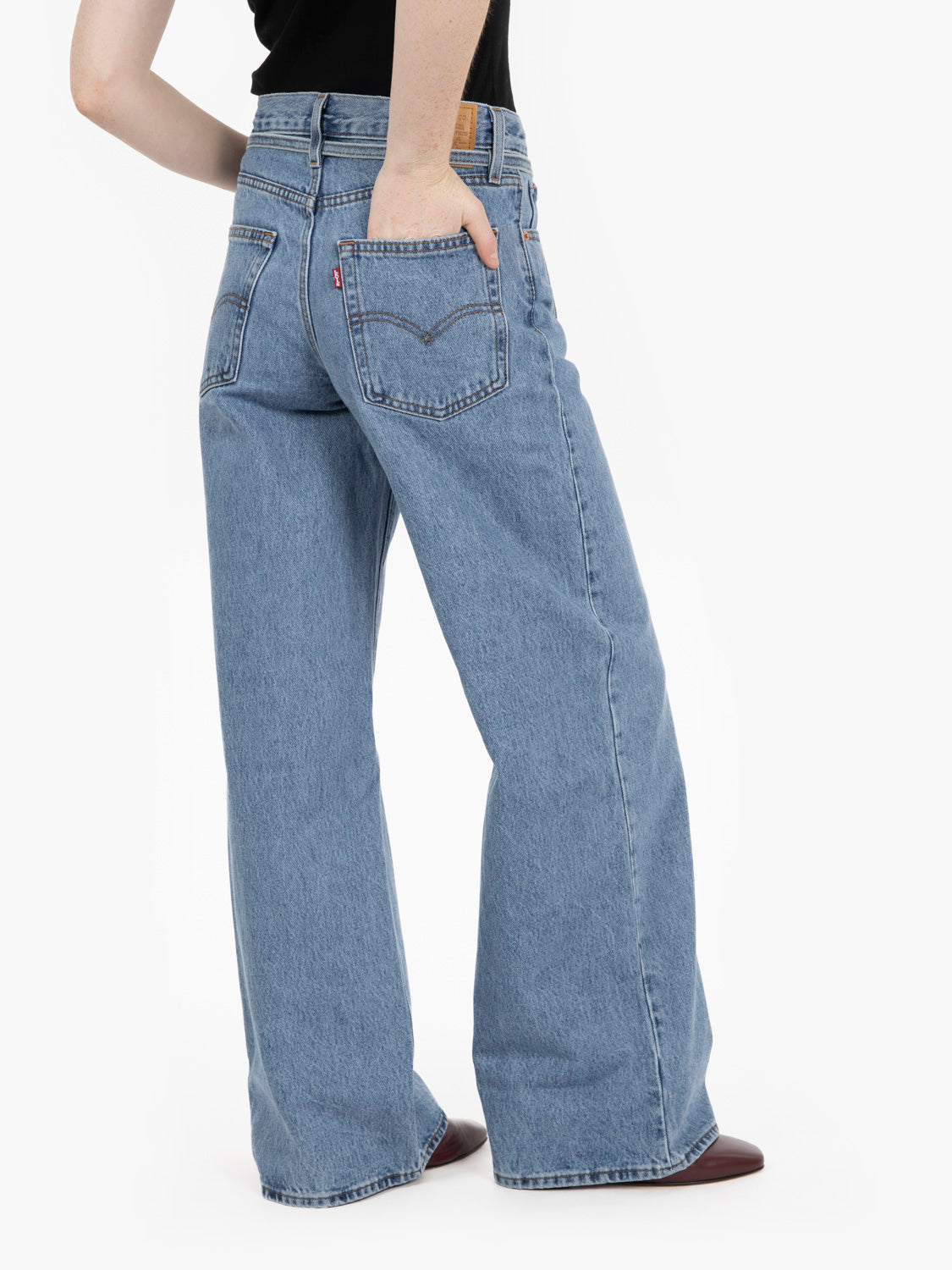XL Straight Thanks friend light blue