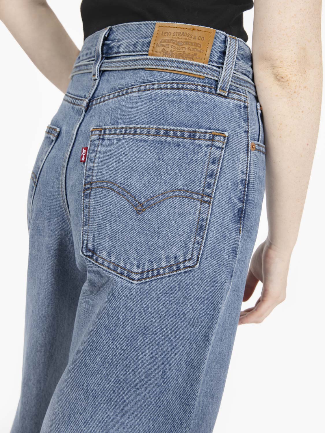 XL Straight Thanks friend light blue