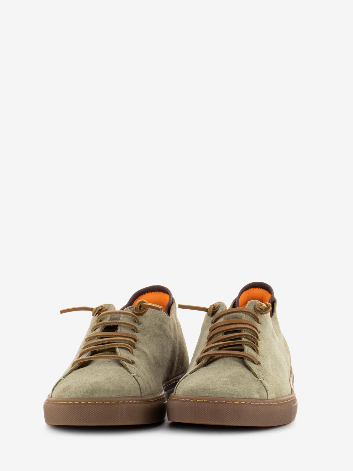 Sneakers Bassa Creta Classica in pelle beige
