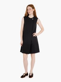 Micol short black dress