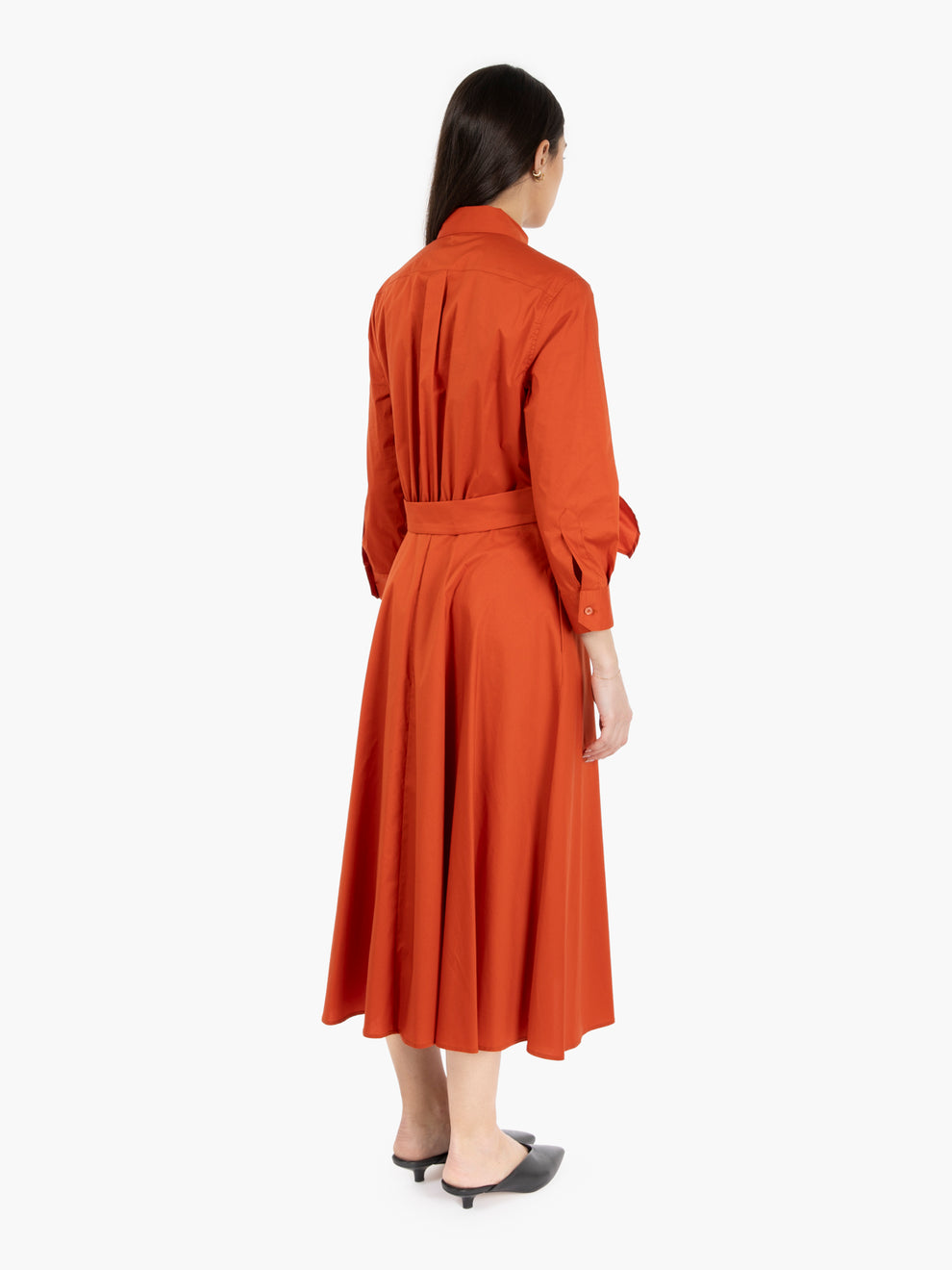 Amedeo maple midi dress