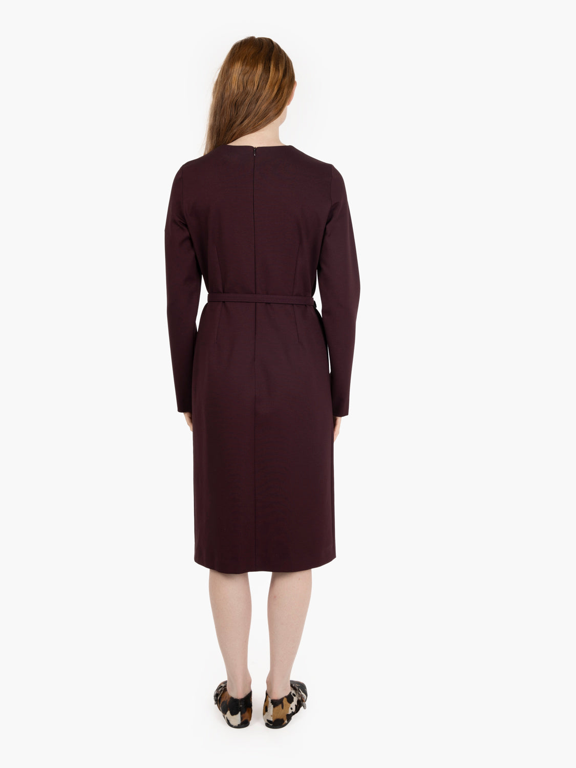 Natalie grape berry midi dress