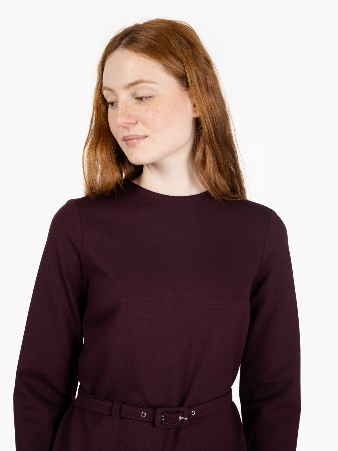 Natalie grape berry midi dress