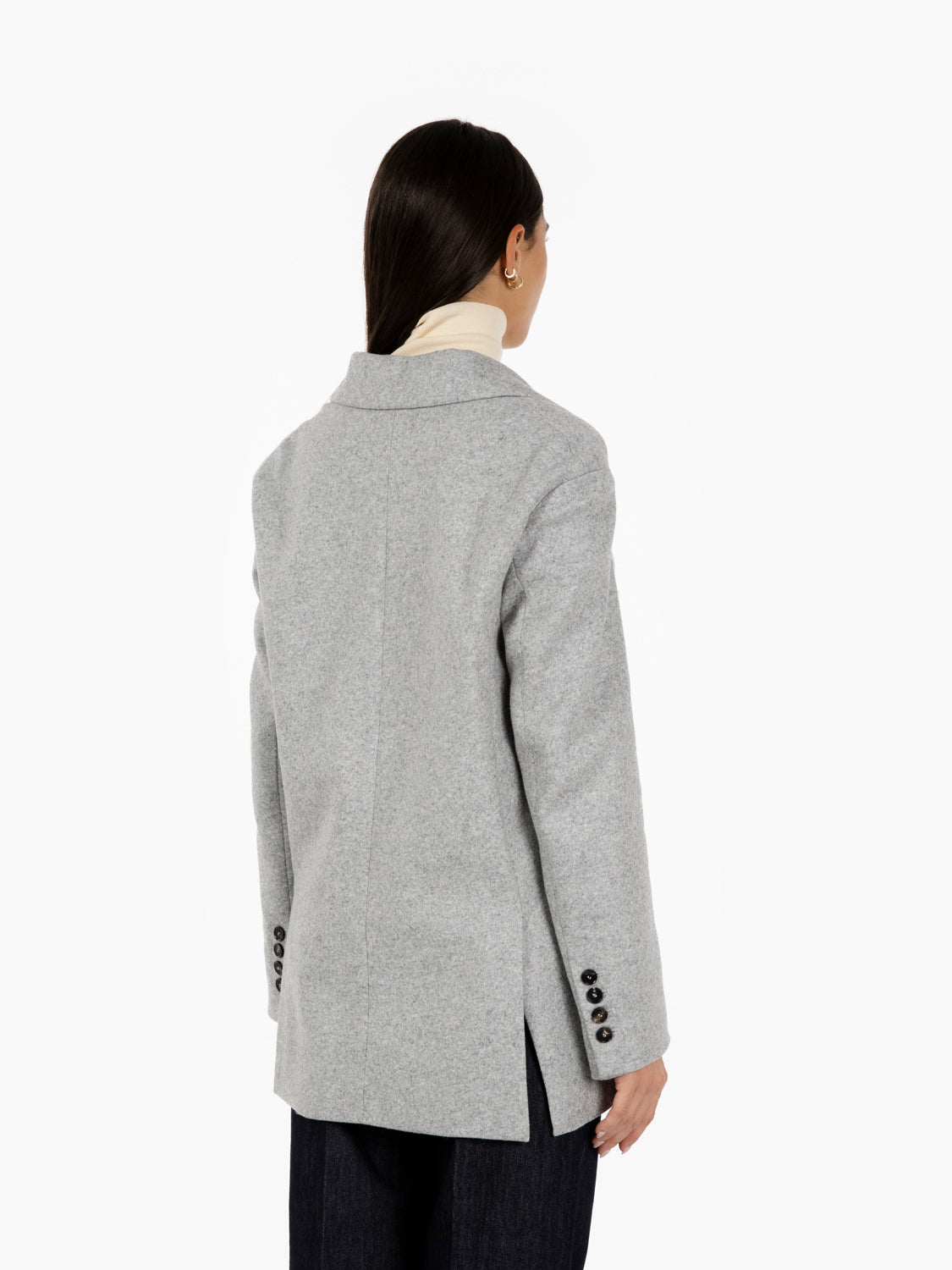 Timothy Grey Wool Blazer