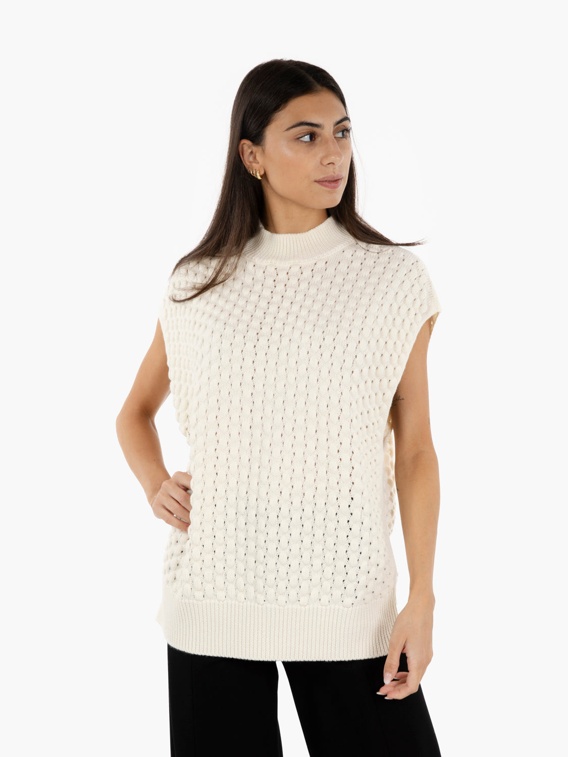 Albert Almond Wool Vest